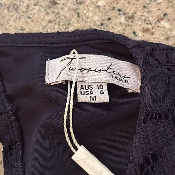 TWOSISTERS The Label Lace Mini Dress *NEW* - Picture 3 of 11